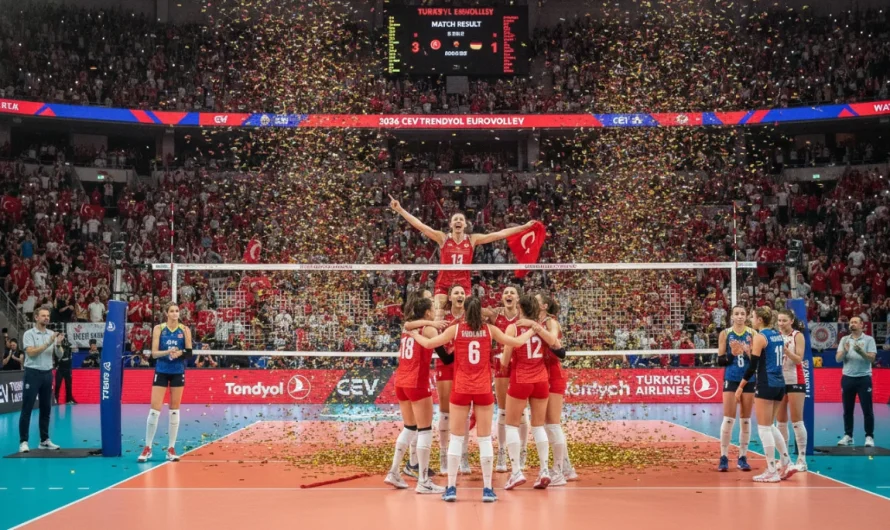 Türkiye Kadın Voleybol Takımı Avrupa’da Dolu Dizgin İlerliyor